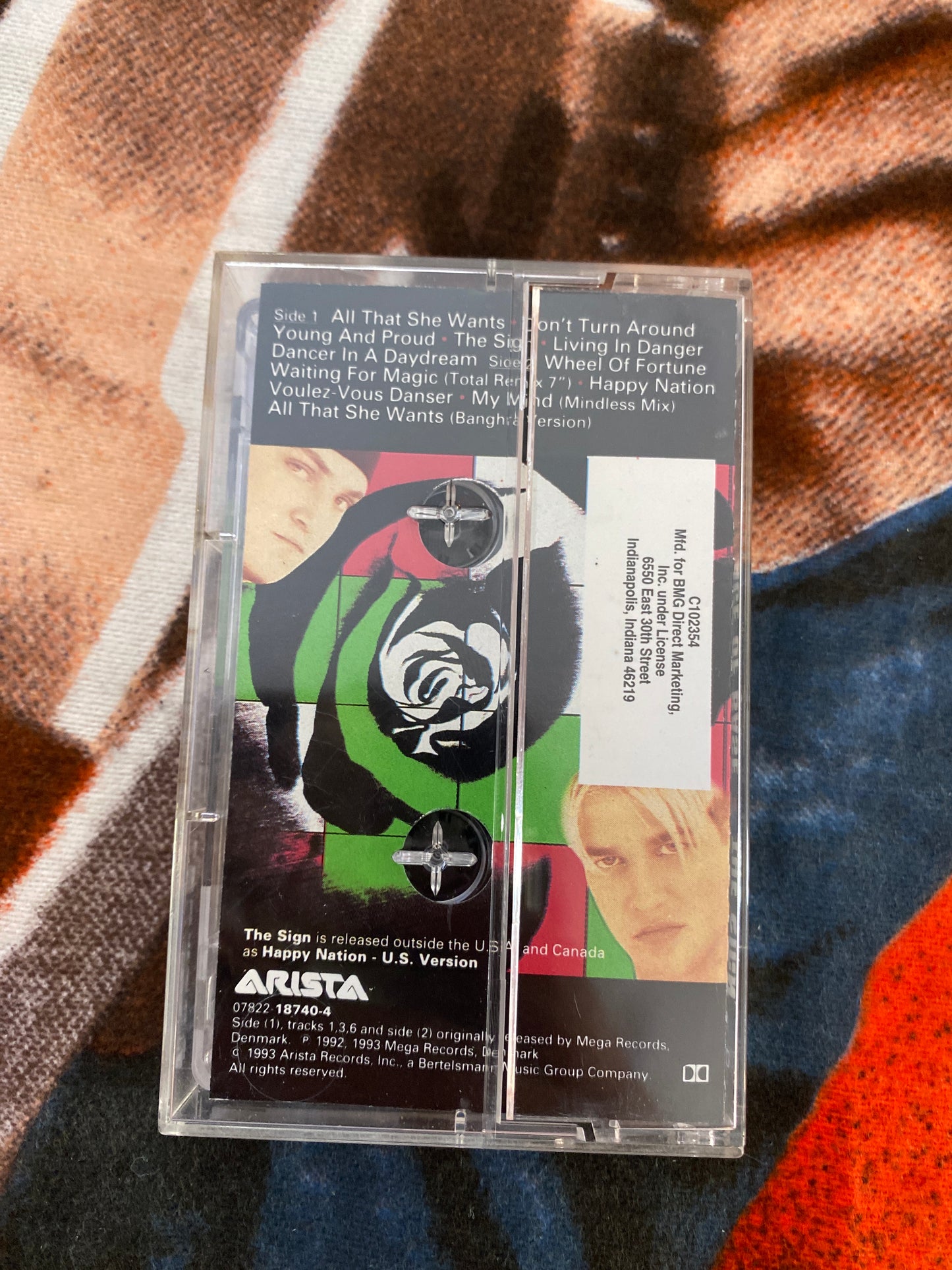Ace Of Base The Sign Cassette Tape