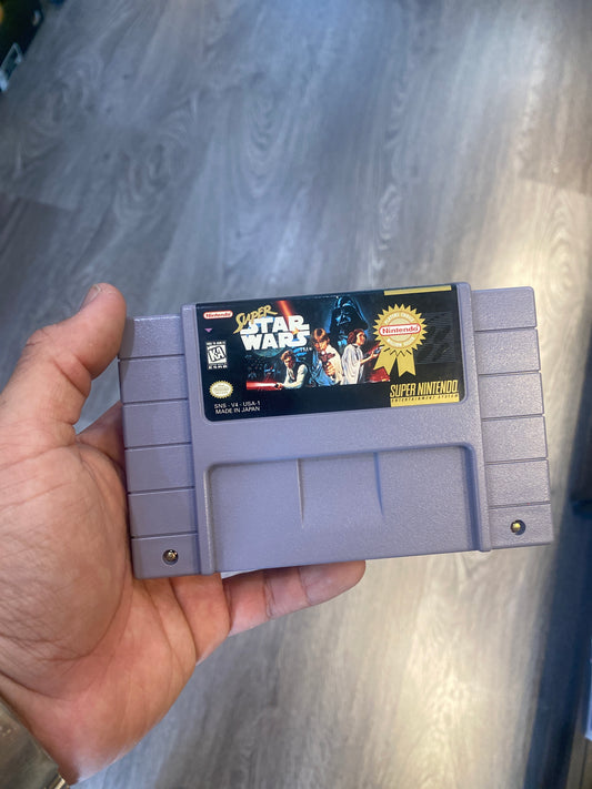 SNES Super Nintendo Super Star Wars Video Game
