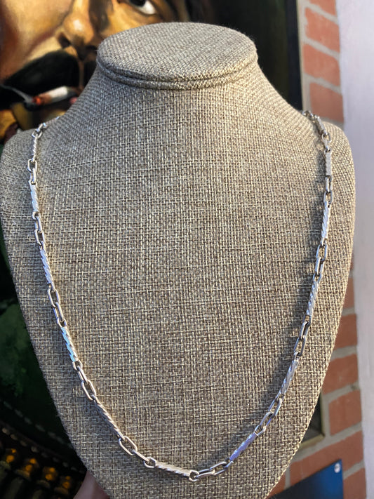 .925 Sterling Silver Chain Necklace 25”