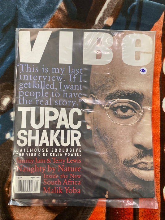 Vibe Magazine Tupac Shakur 1995