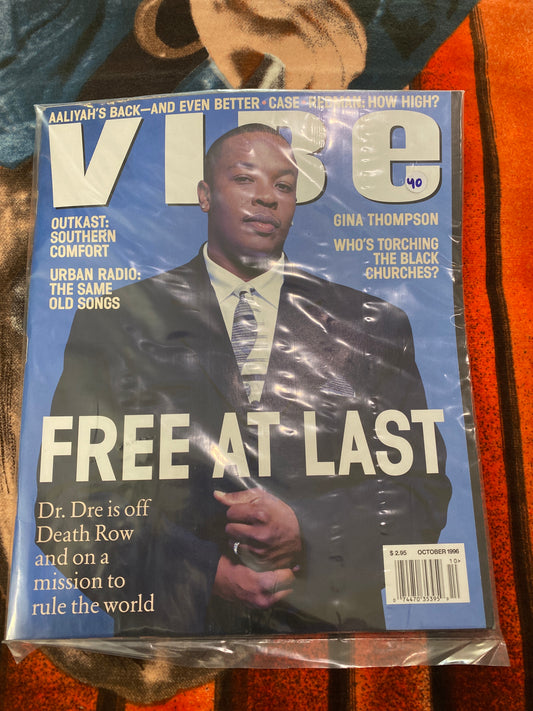 Vibe Magazine Dr Dre Free At Last 1996