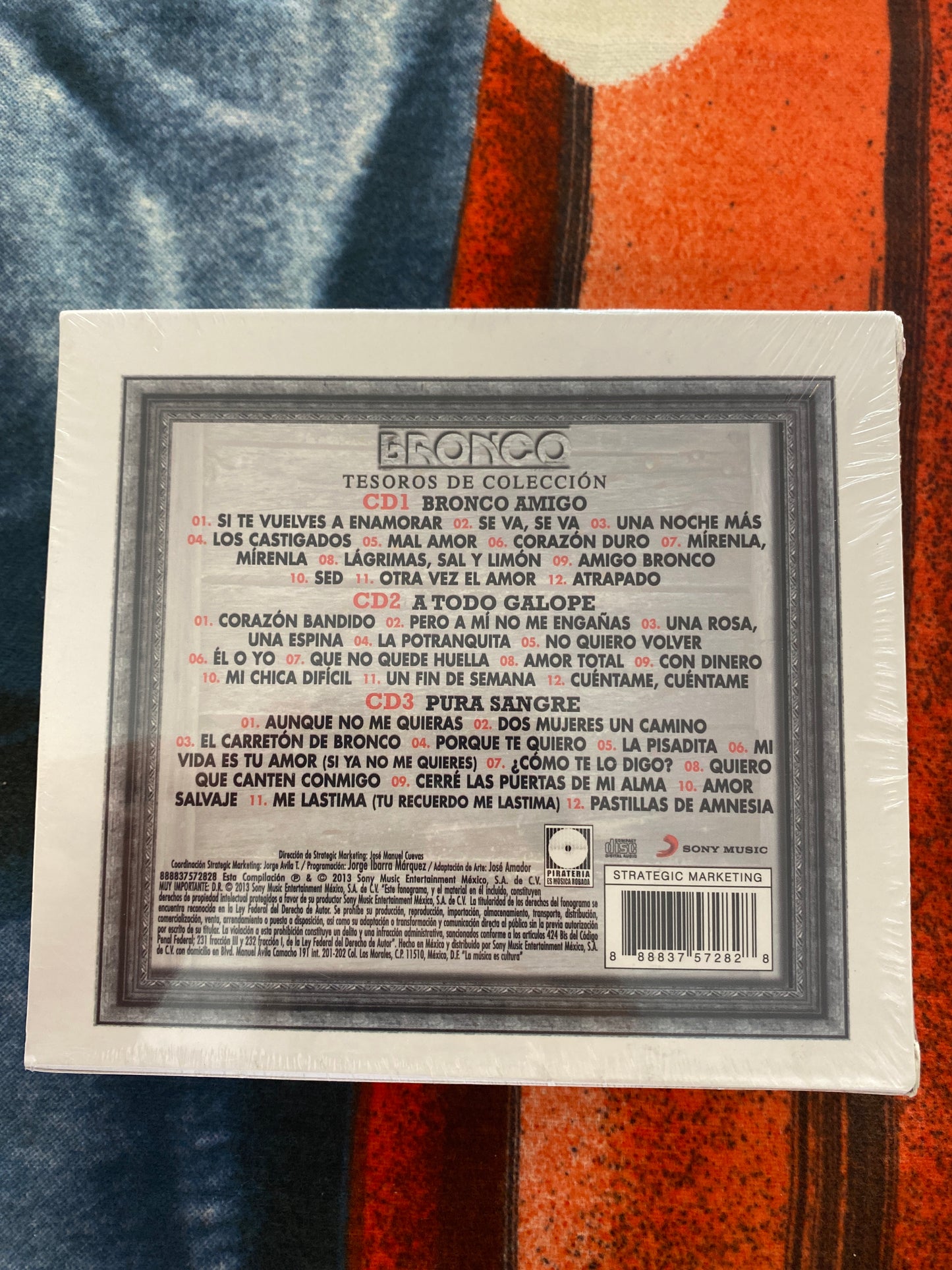 Broncos Tesoros De Coleccion 3 CD Set Brand New Sealed