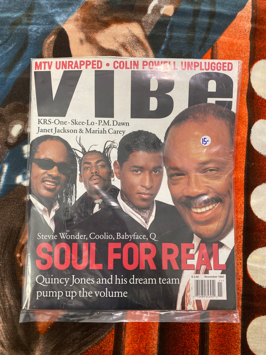 Vibe Magazine Soul For Real 1995