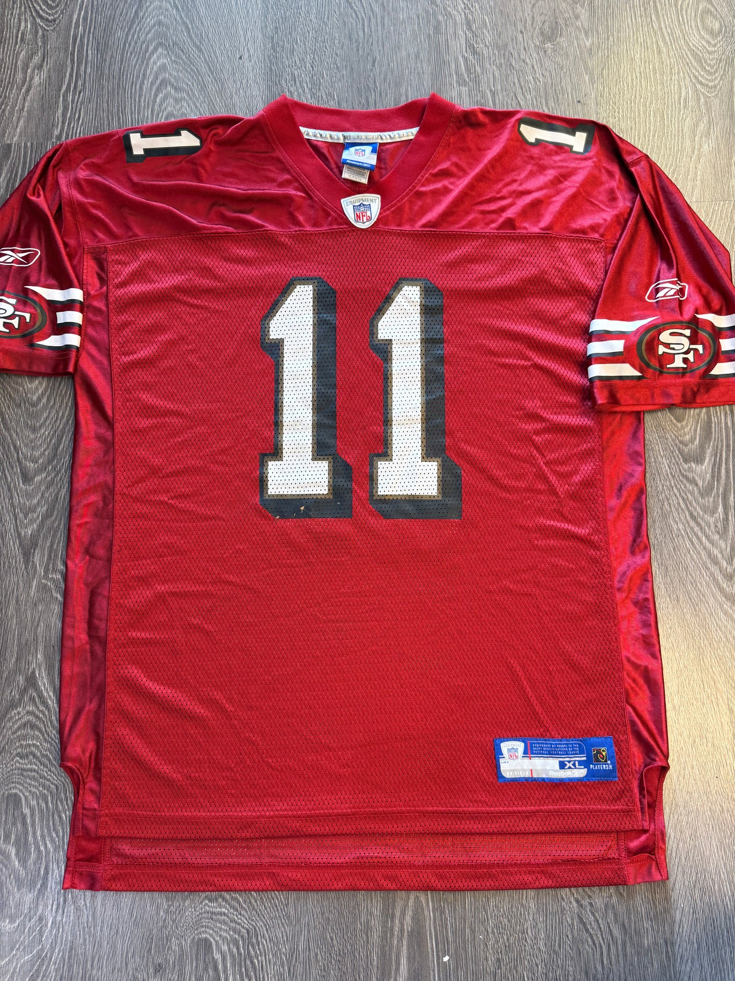 Vintage Reebok 49ers Alex Smoth football jersey sz. Xl