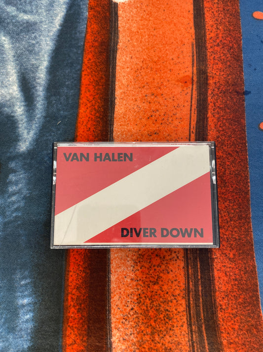 Can Halen Diver Down Cassette Tape