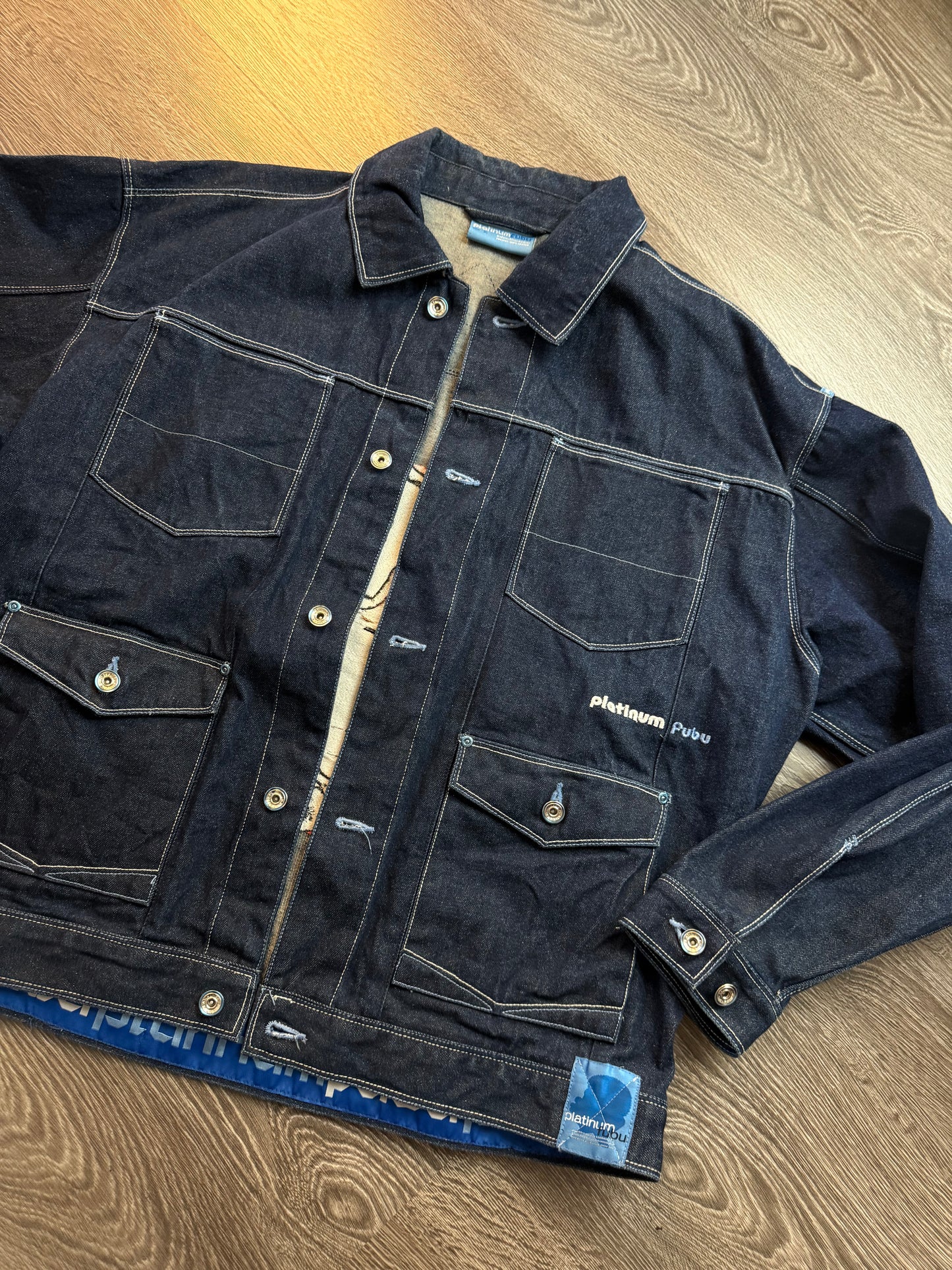 Vintage FUBU Fat Albert denim jacket y2k sz. XL