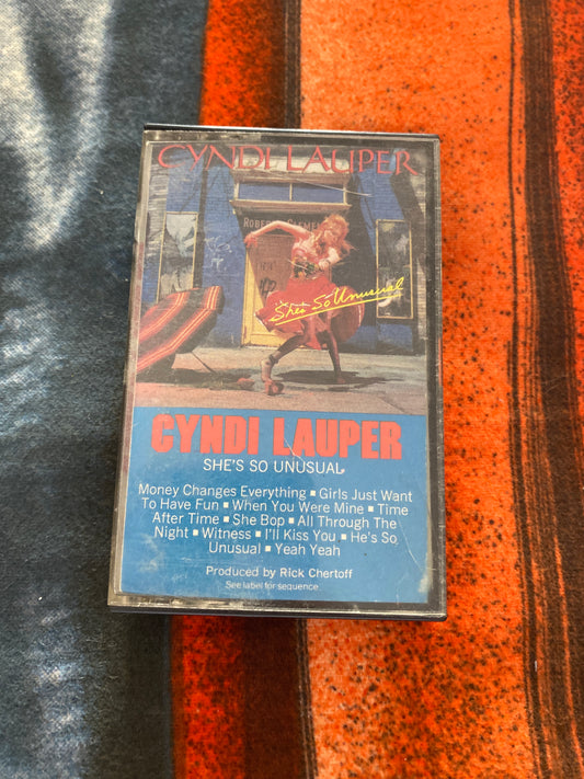 Cyndi Lauper She’s So Unusual Cassette Tape