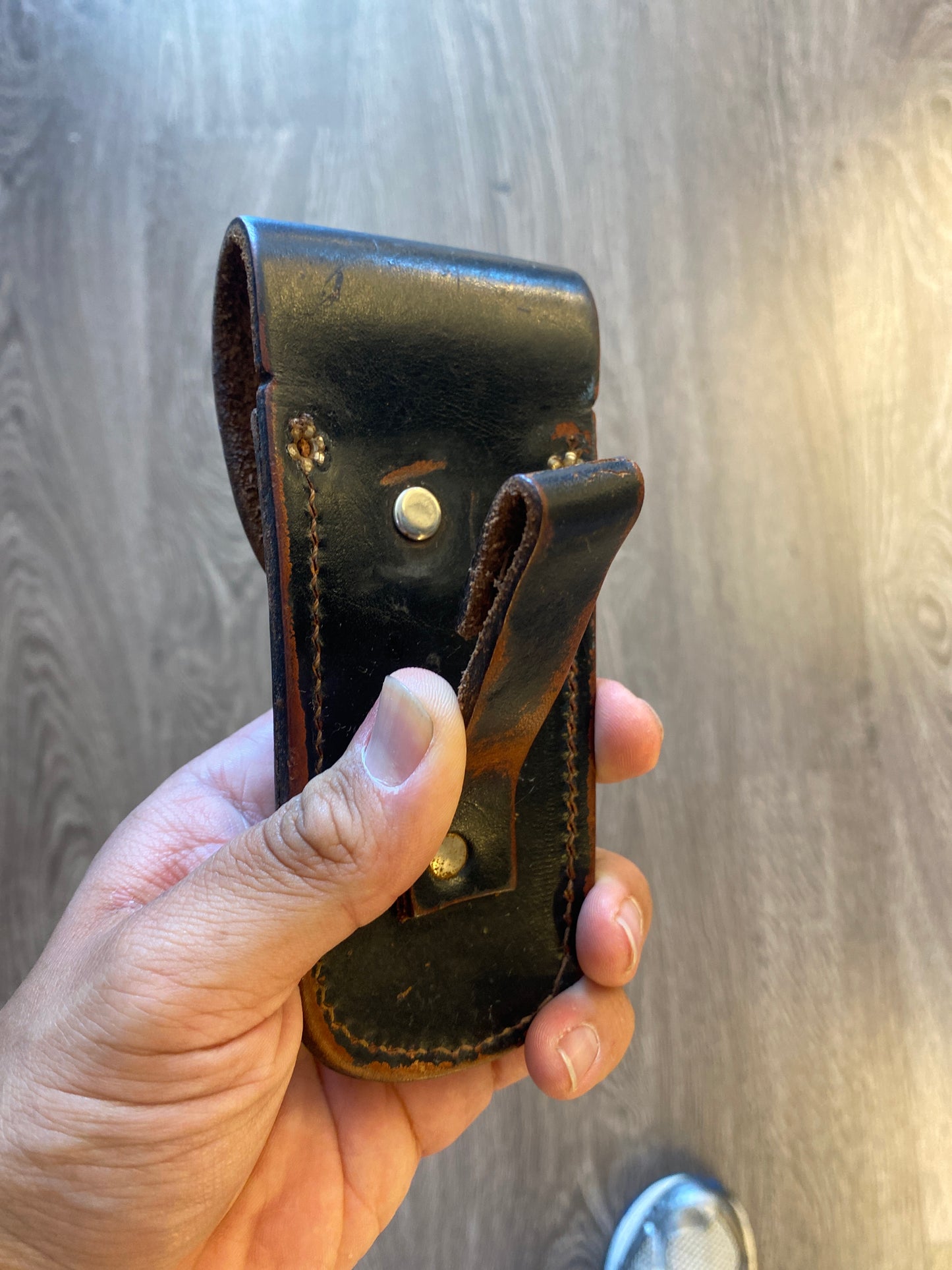 Vintage Harley Davidson Buck Knife Holder