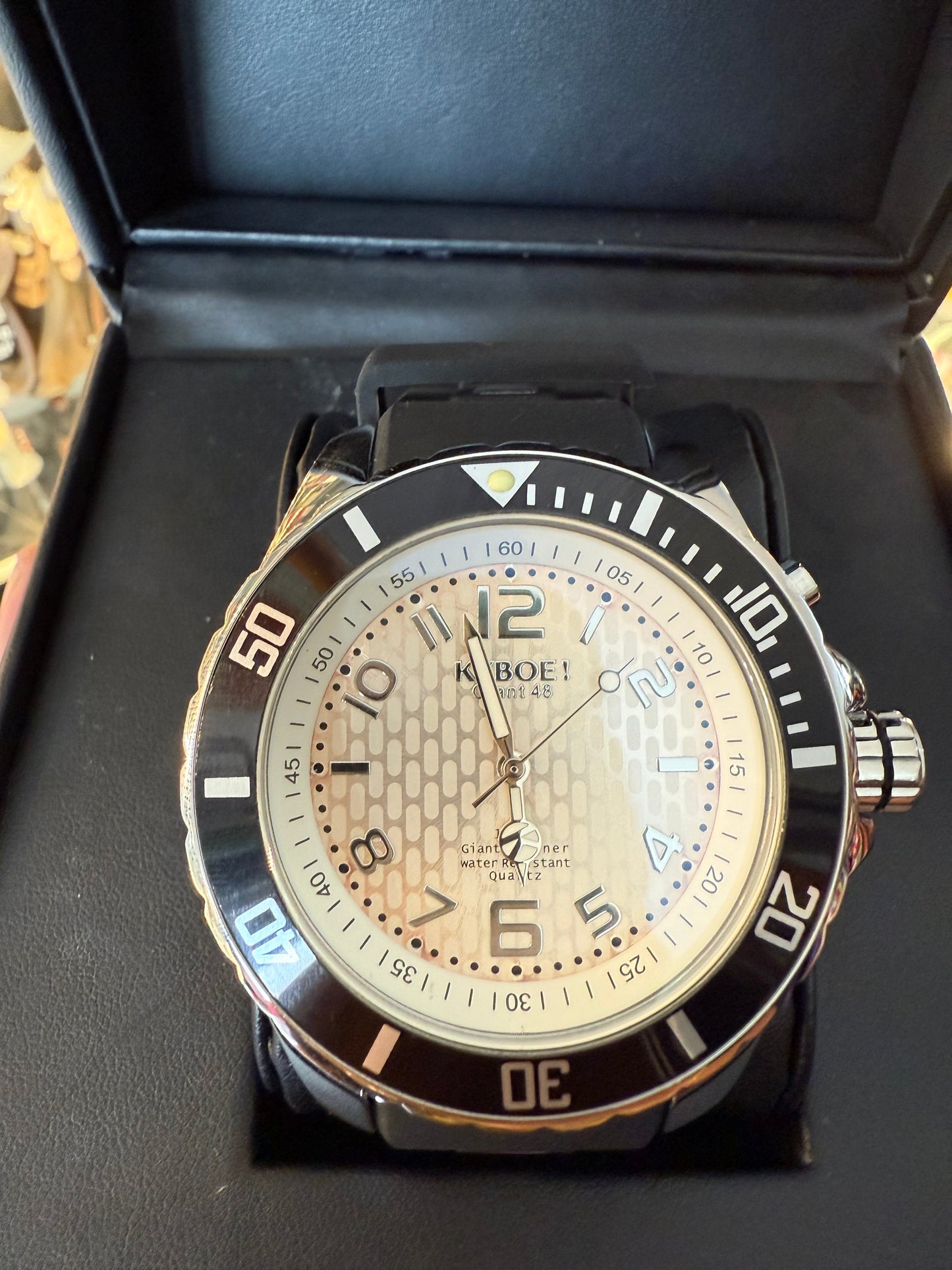 Kyboe! Stainless steel diver watch