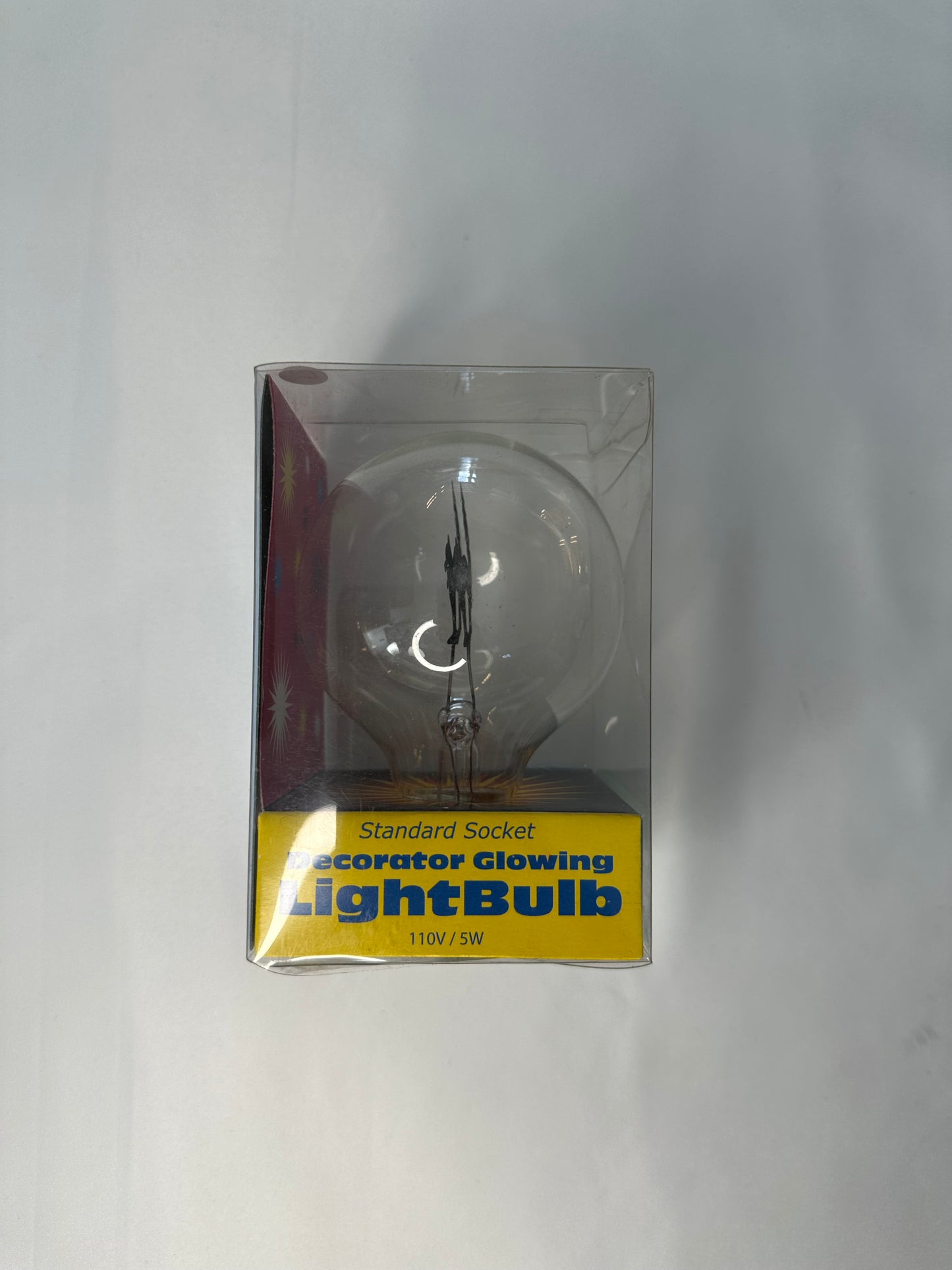 Decorative Glowing Light Bulb w/ Firework Pattern – Standard Socket