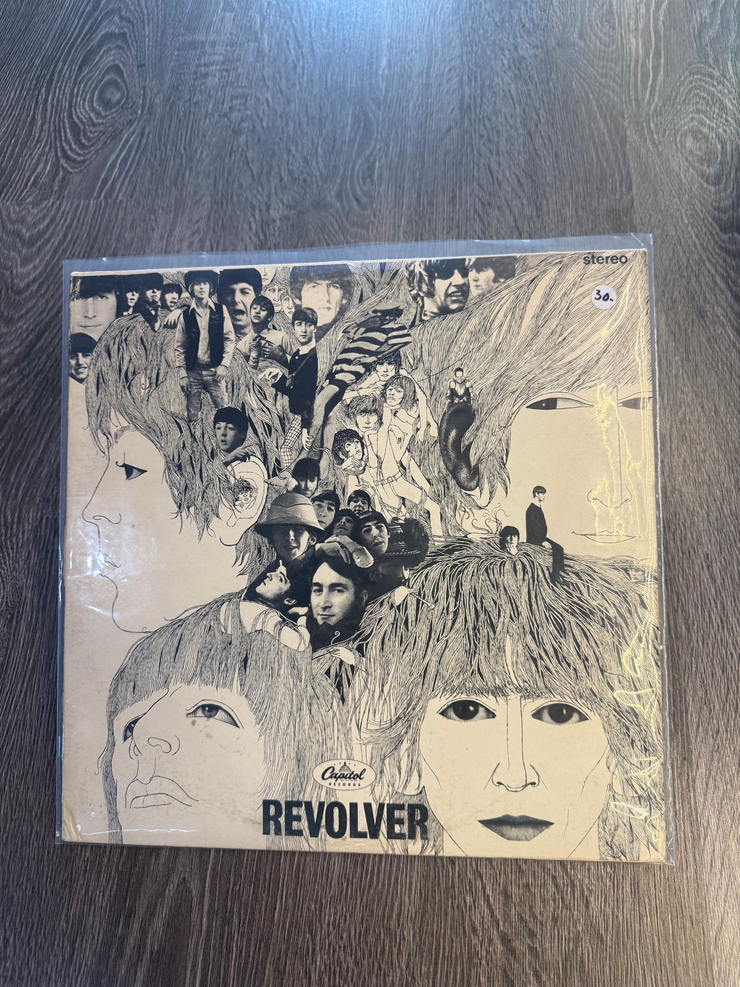 Vintage vinyl album the Beatles revolver