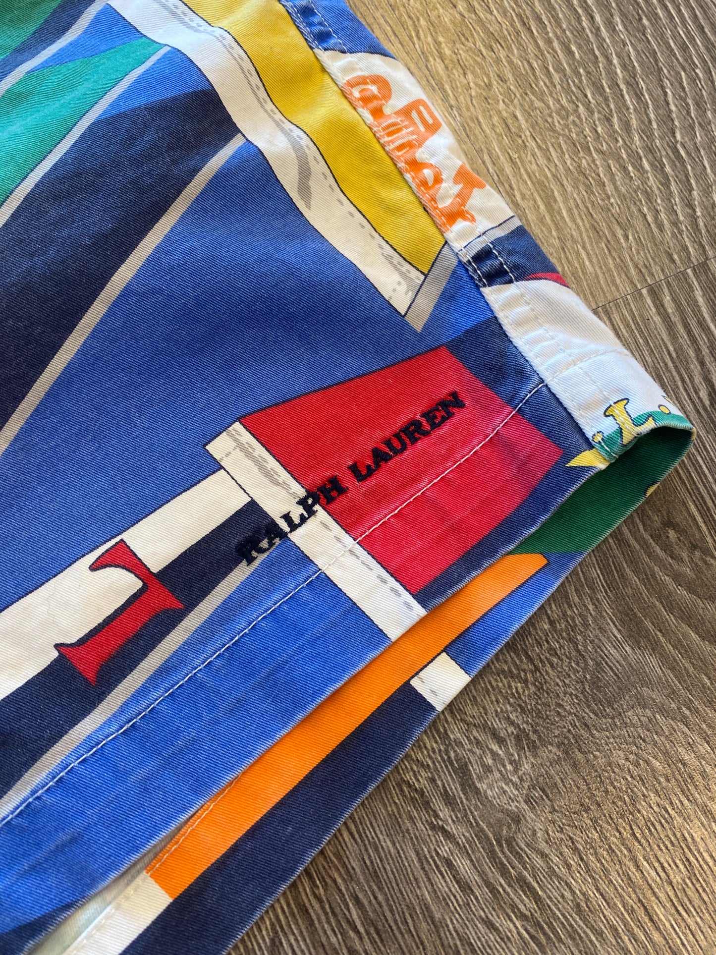 Vintage Polo Ralph Lauren Sailing Shorts Sz XL
