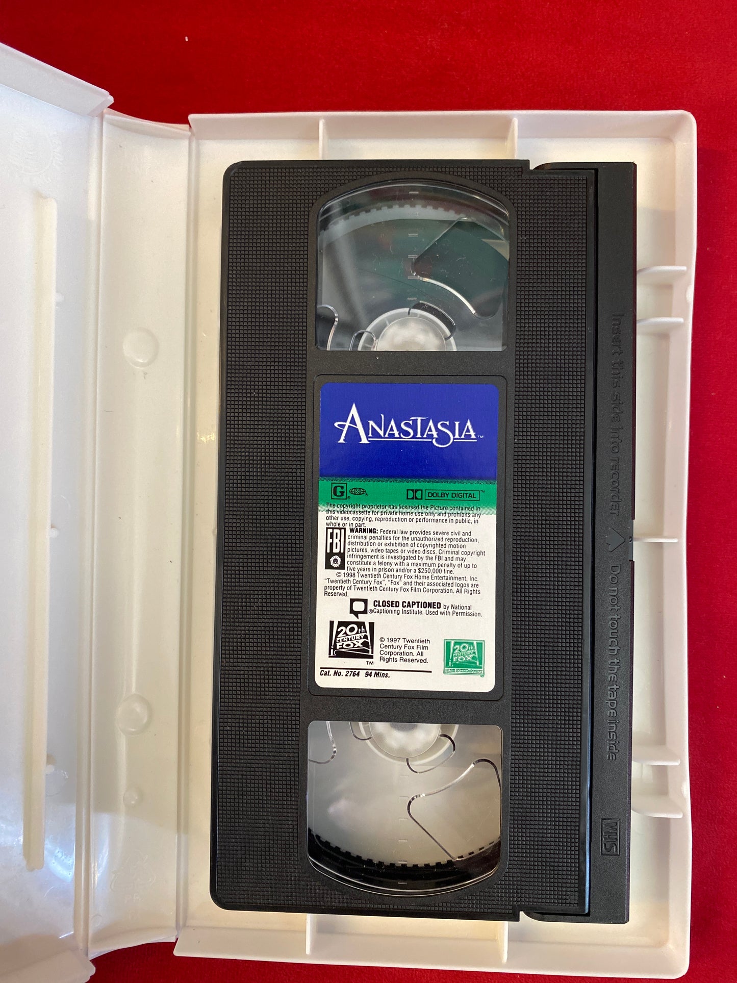 Anastasia VHS Movie