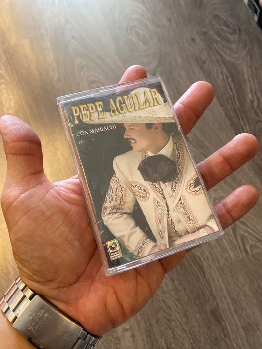 Vintage Pepe Aguilar Con Mariachi Cassette Tape