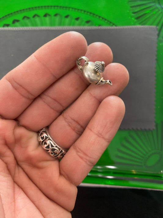 .925 Sterling Tea Pot Pendant