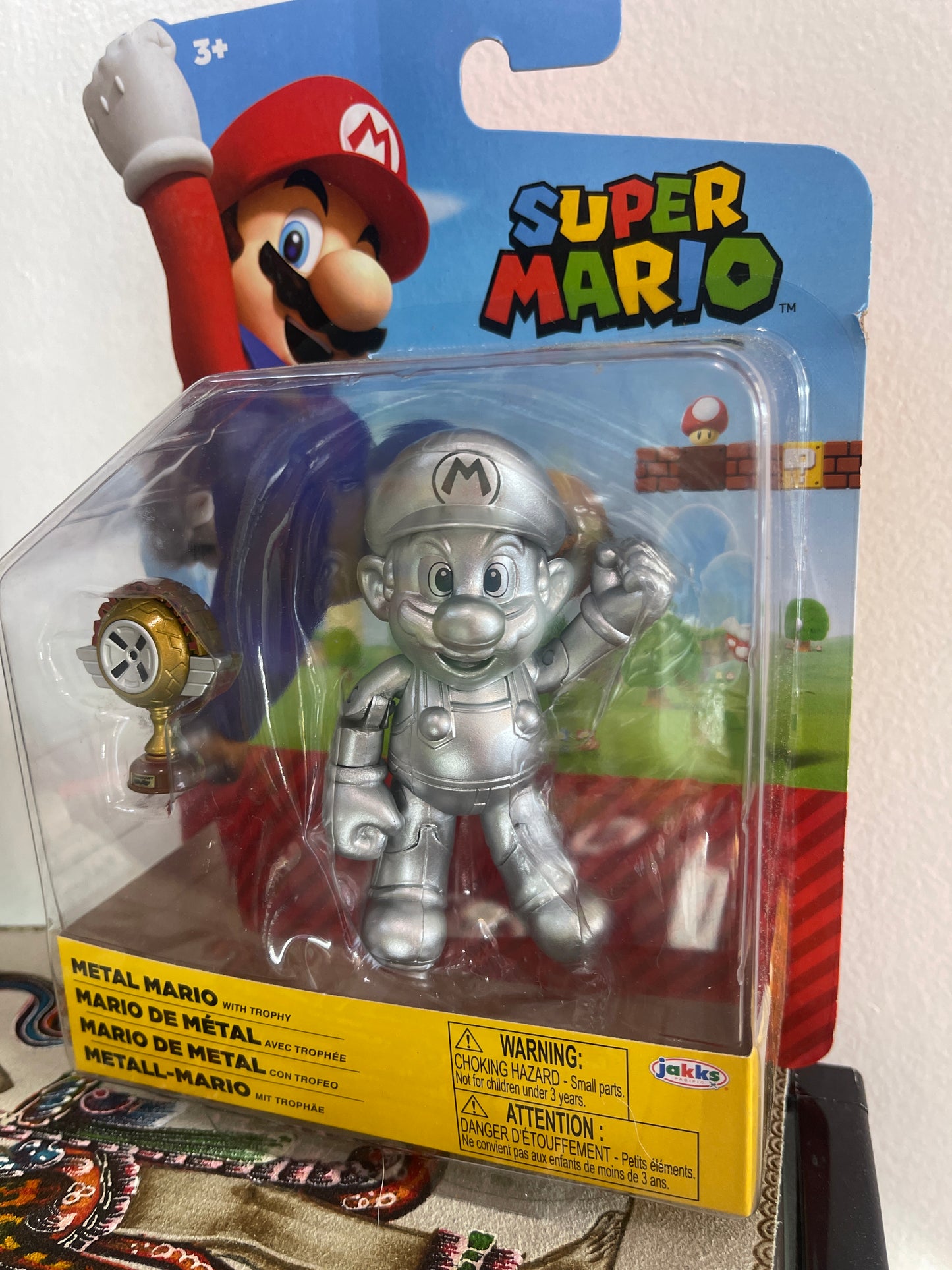 Metal Super Mario figure