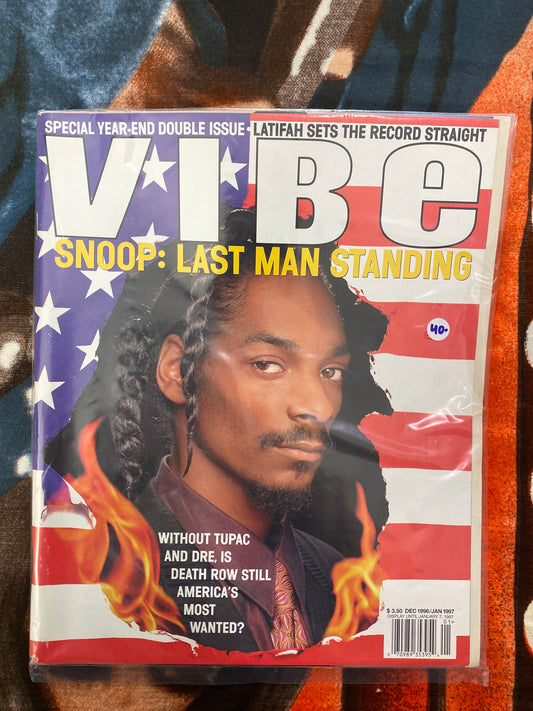 Vibe Magazine Snoop Dogg Last Man Standing 1997