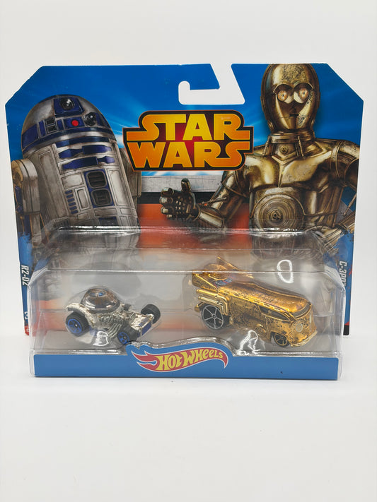 Star Wars C-3PO and R2-D2 Hot Wheels Cars
