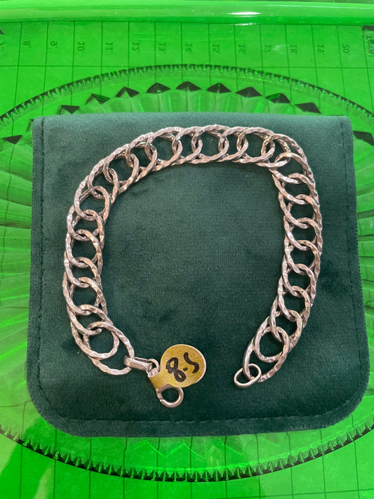 .925 sterling silver bracelet 8.5”