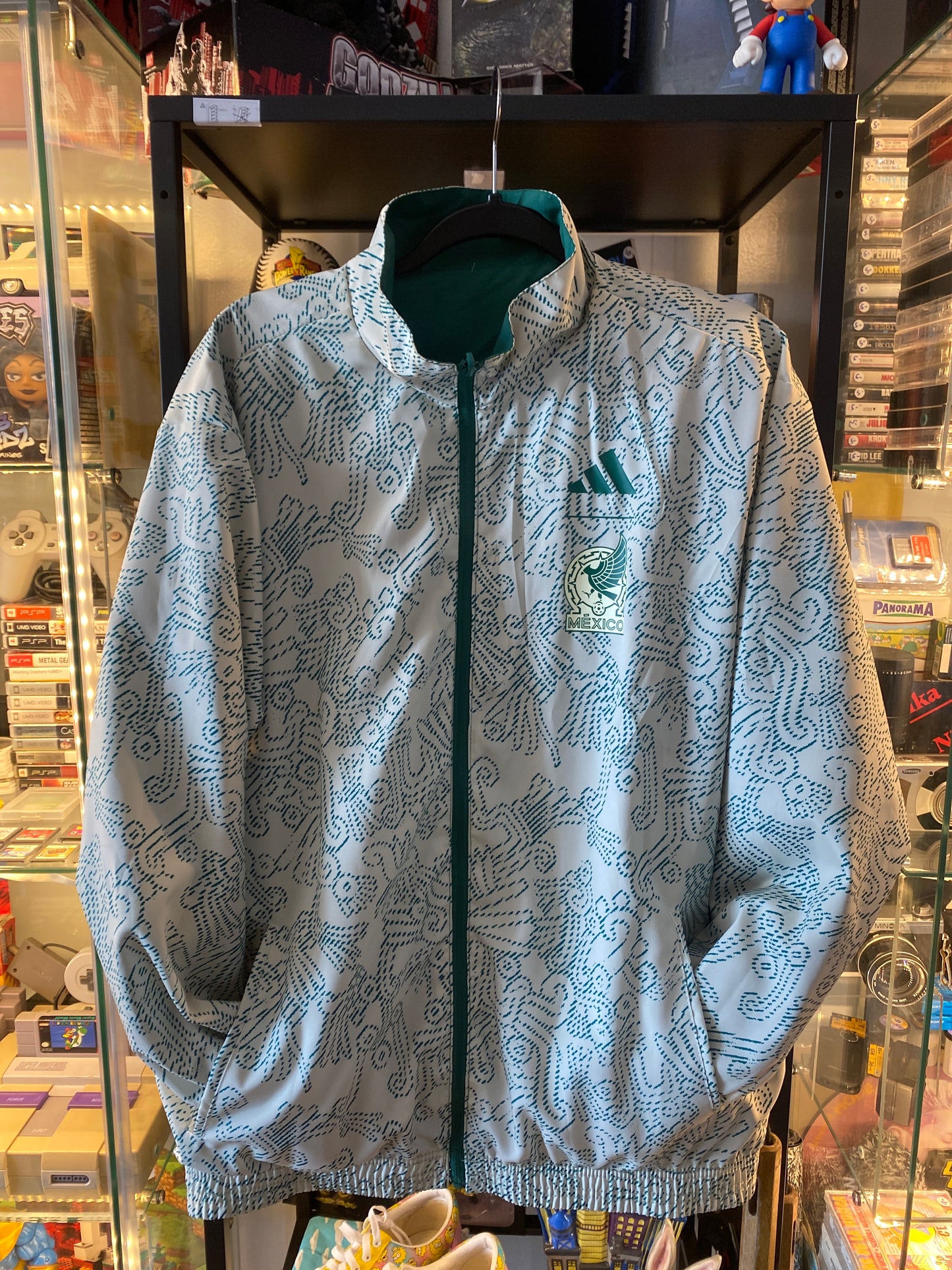 Adidas Mexico Reversible Soccer Track Jacket Sz 2XL