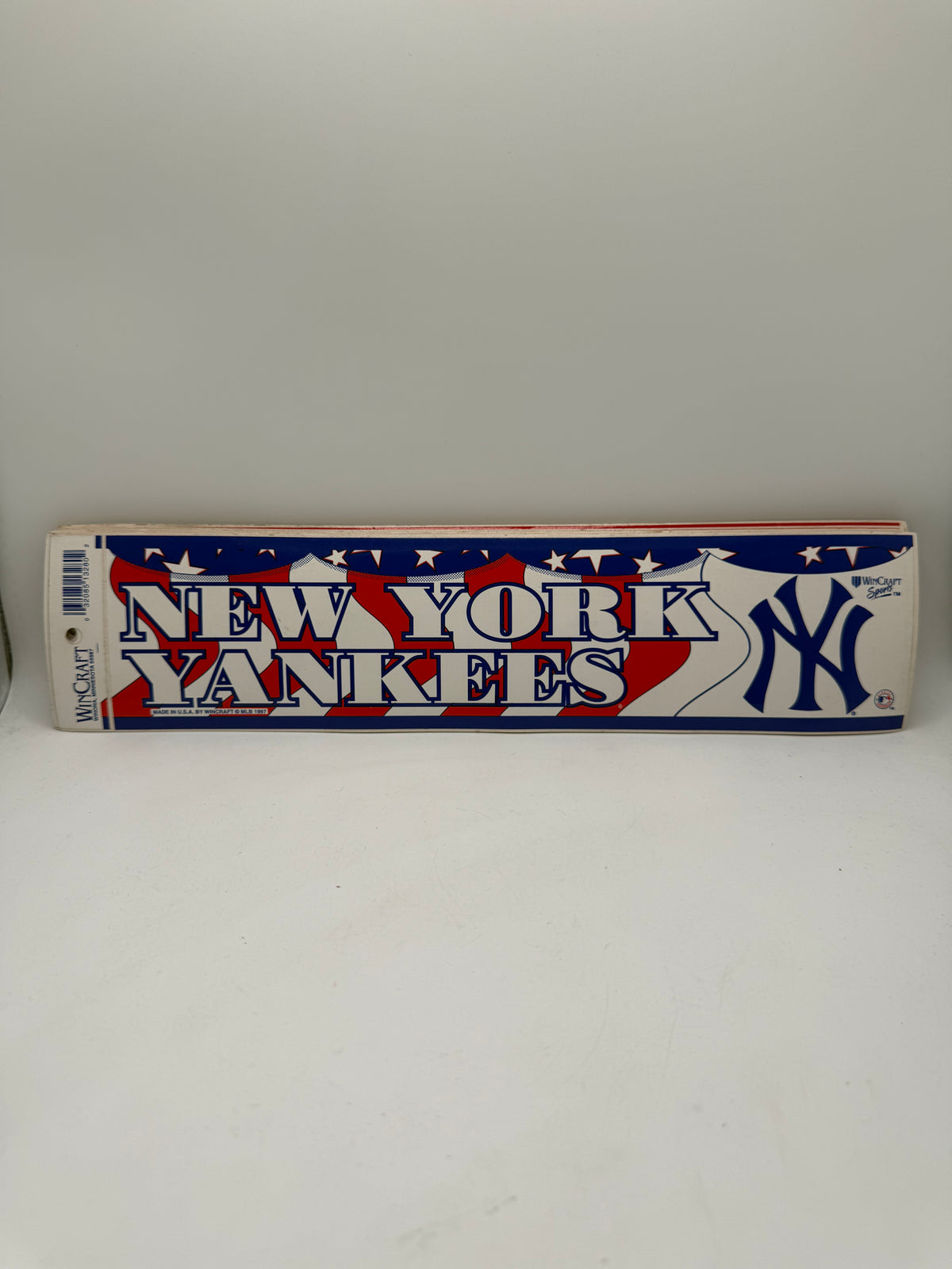 Vintage 1997 New York Yankees Wincraft Bumper Sticker