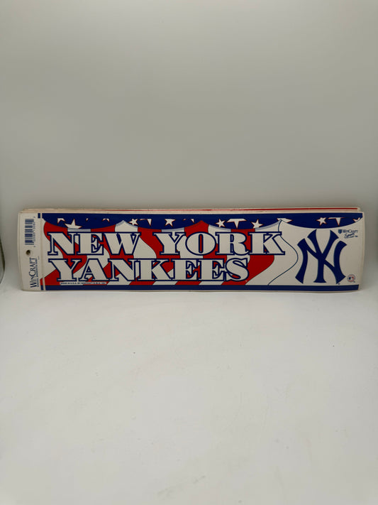 Vintage 1997 New York Yankees Wincraft Bumper Sticker