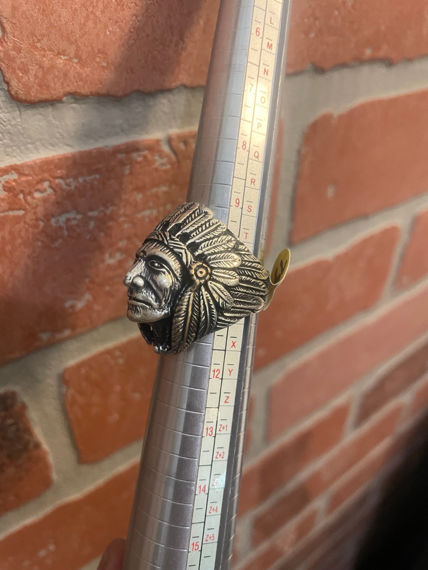 .925 sterling silver Indian Native American ring sz.10.5