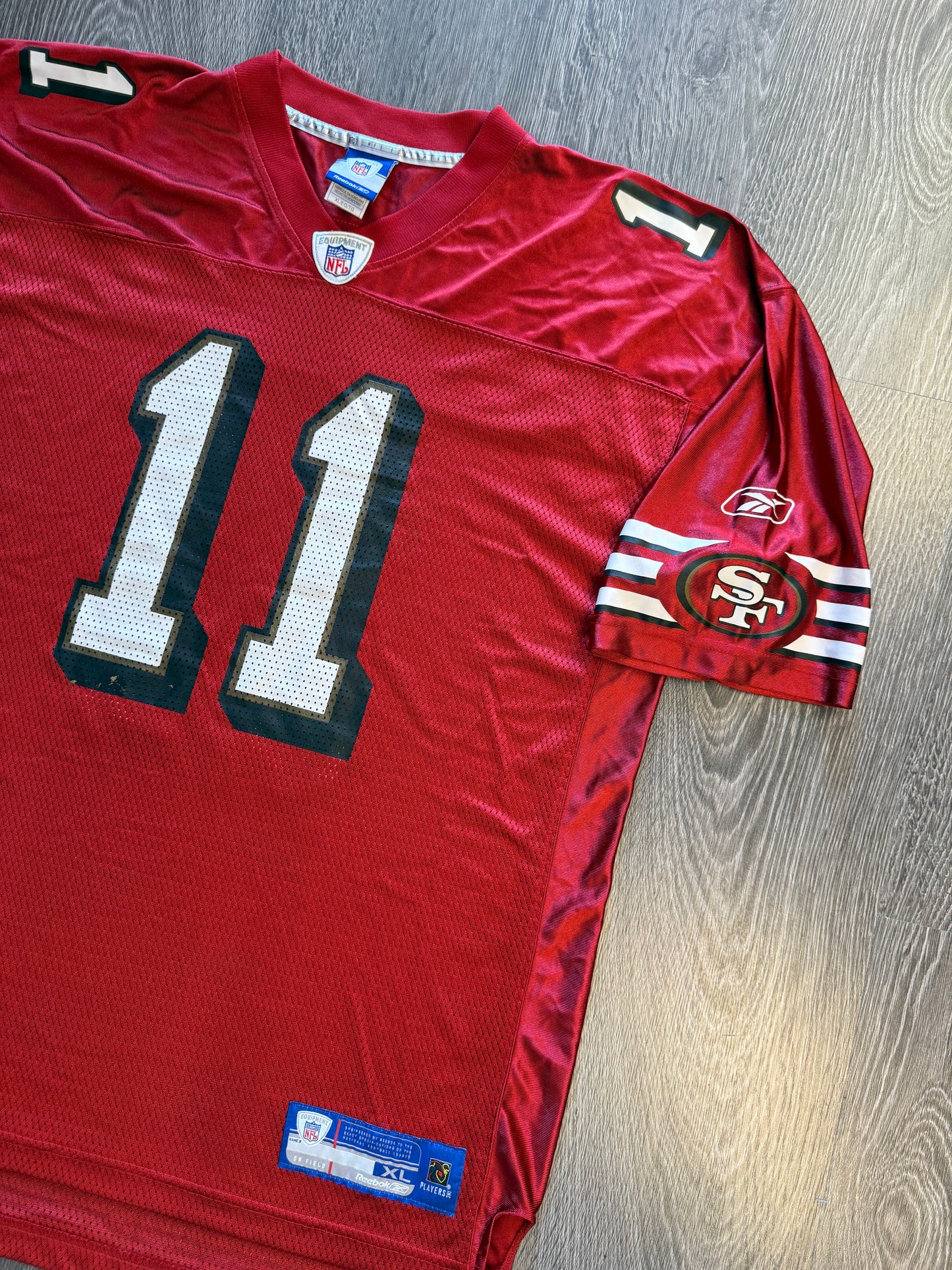Vintage Reebok 49ers Alex Smoth football jersey sz. Xl
