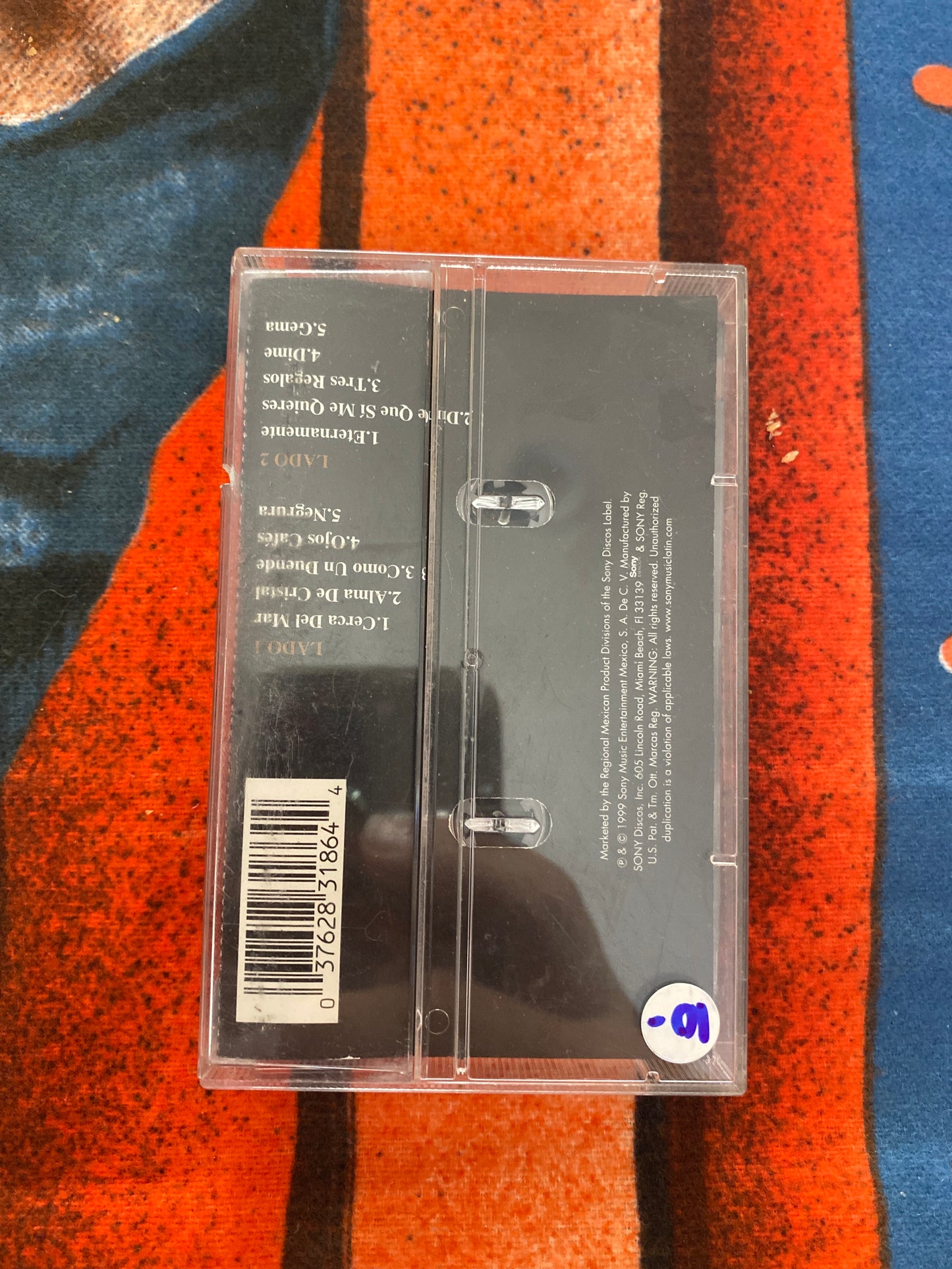 Vicente Fernandez Y Los Mas Grandes Exitos De Los Dandy’s Cassette Tape