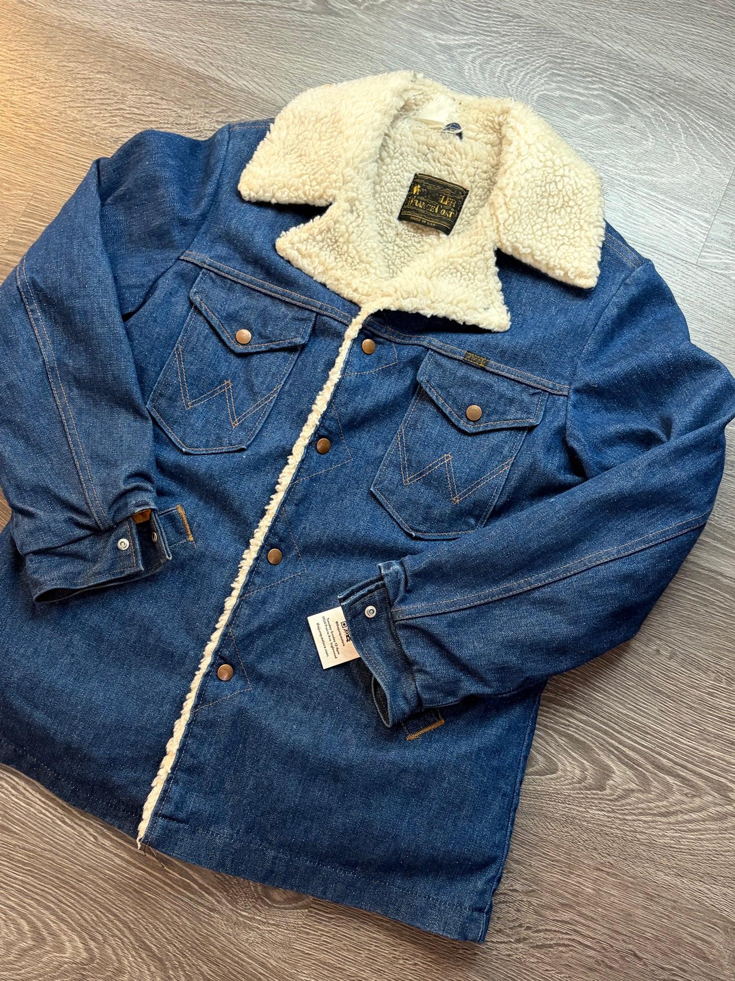 Wranger Denim and Sherpa Jacket Sz. L