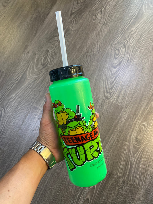 Teenage Mutant Ninja Turtles Green Water Bottle