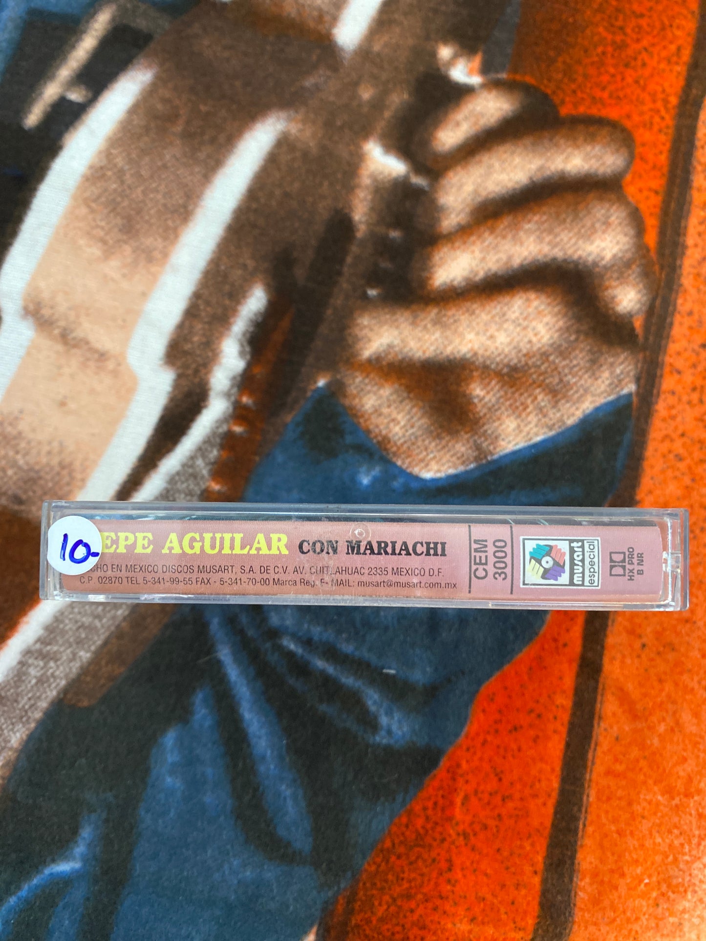 Pepe Aguilar Con Mariachi Cassette Tape