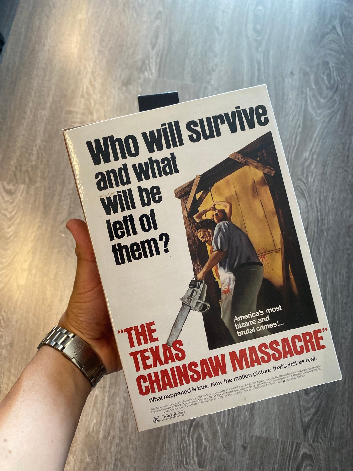 Texas Chainsaw Massacre Leather Face Action Figure Toy Set