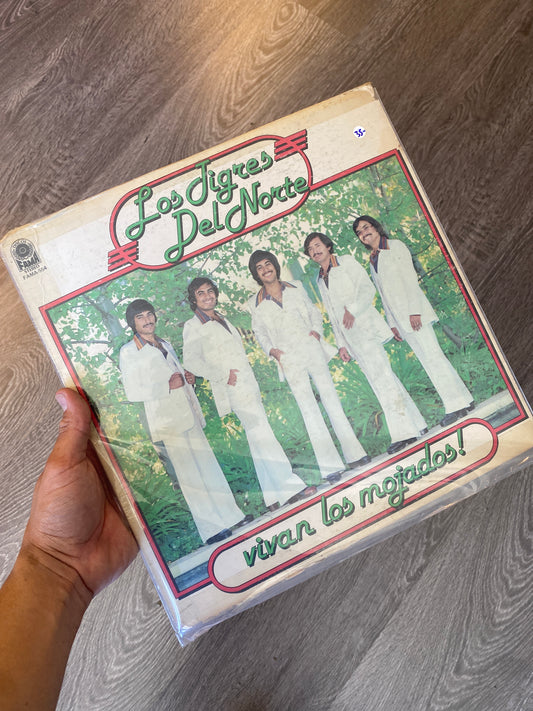 Vintage Los Tigres Del Norte Vivian Los Mojados Vinyl Record