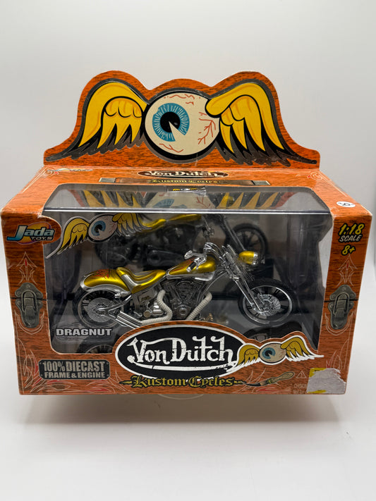 Von Dutch Jada Toys Kustom Cycles Die Cast 1:18 Scale