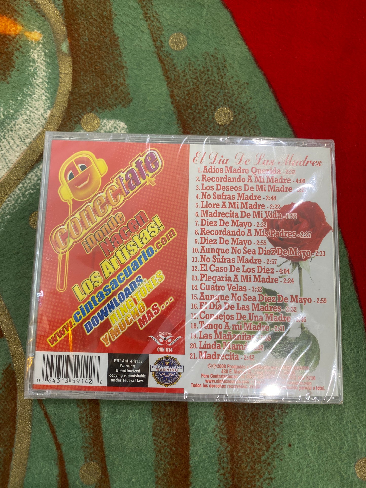 Chalino Sanchez El Dia De Las Madres CD