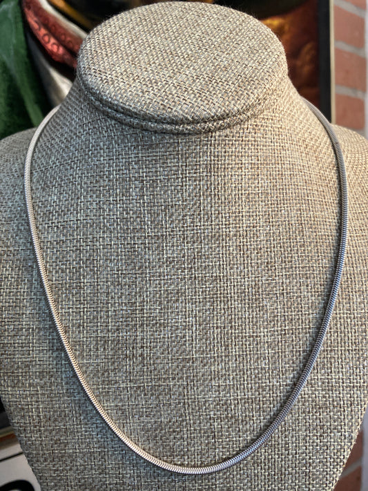 .925 Sterling Silver Chain 21”