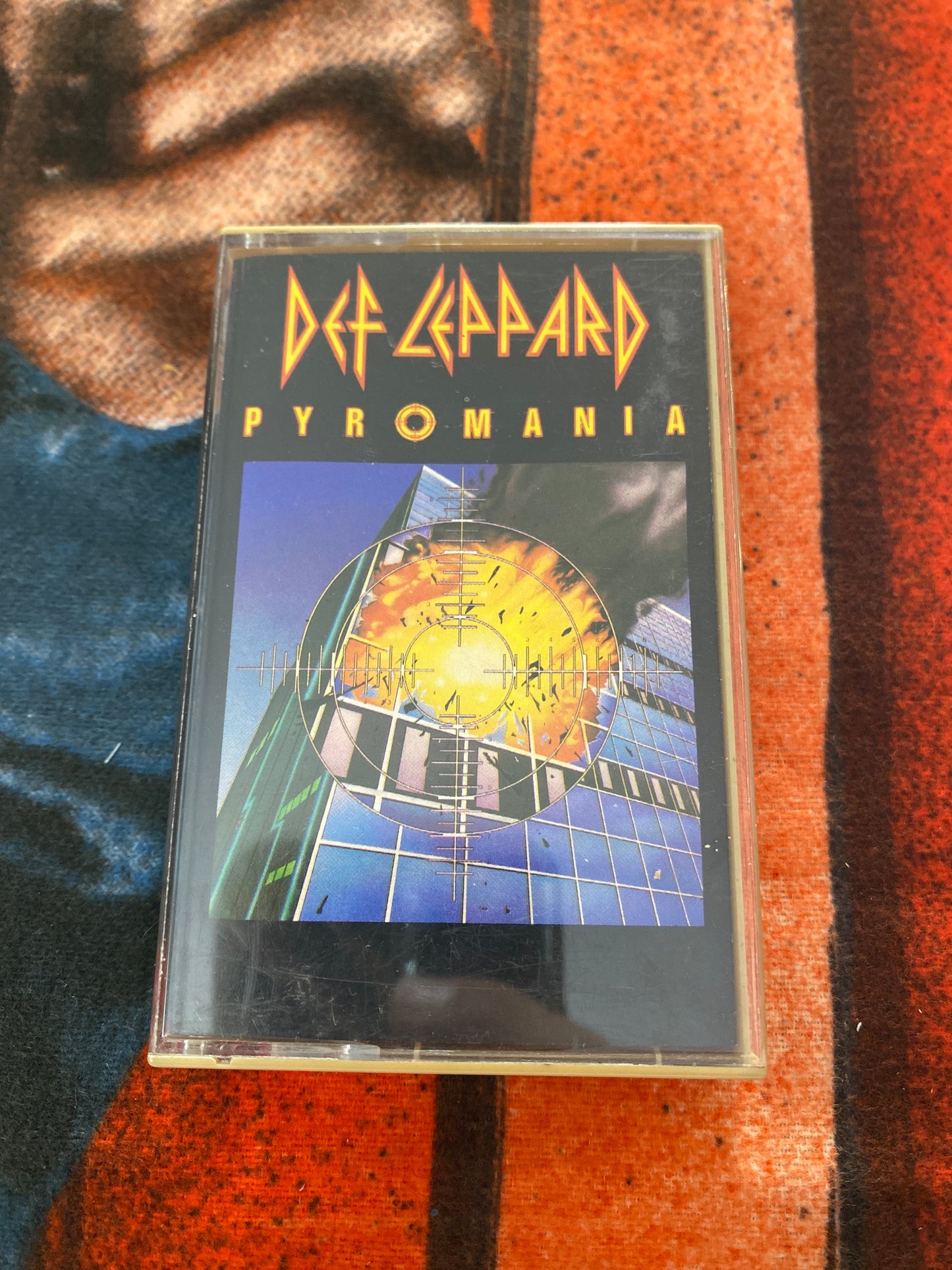 Def Leppard Pyromania Cassette Tape