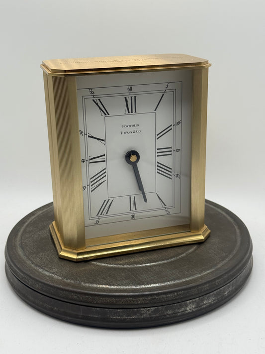 Tiffany and Co. desk clock
