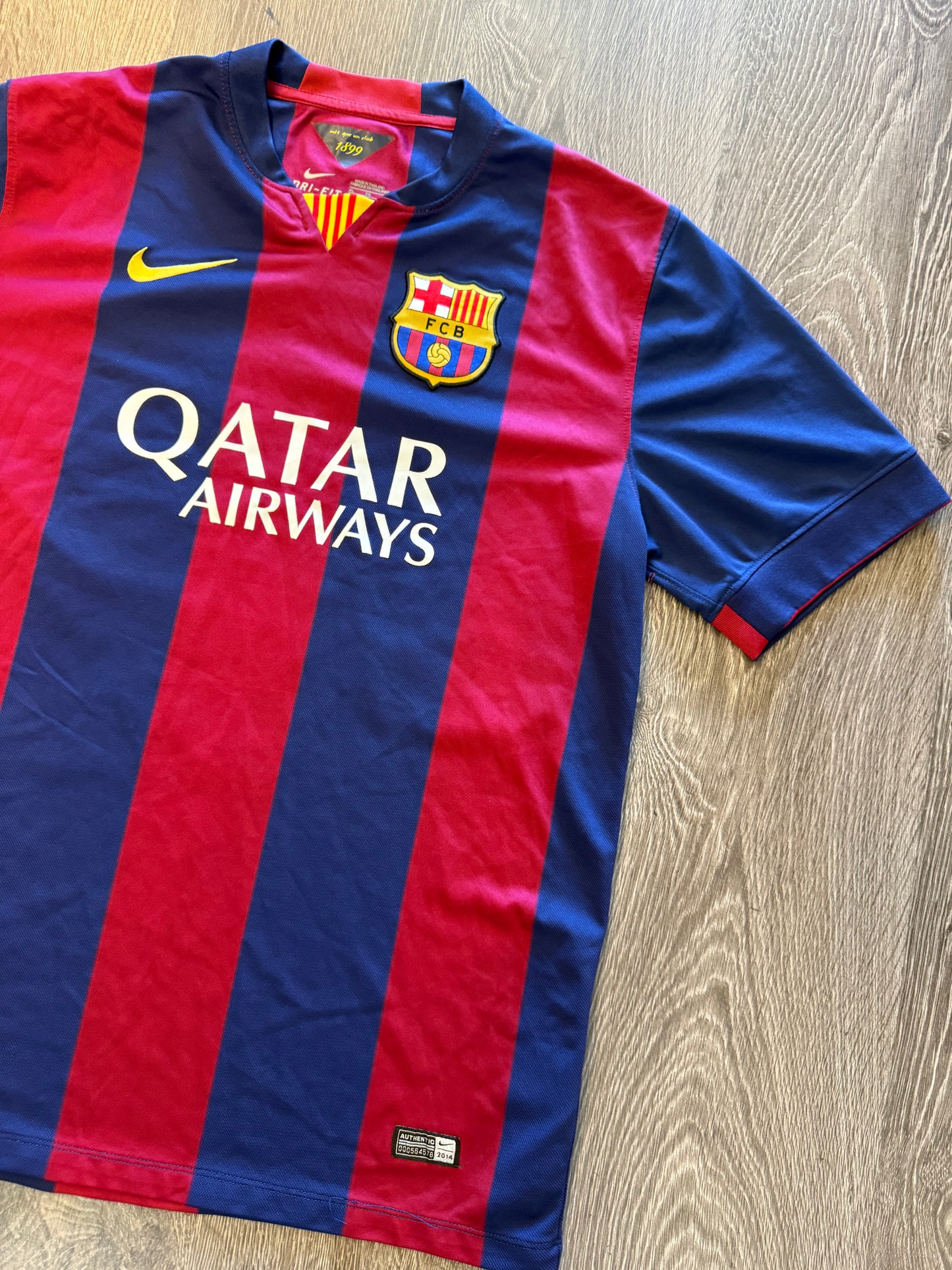 FC Barcelona Messi #10 soccer jersey sz. XL