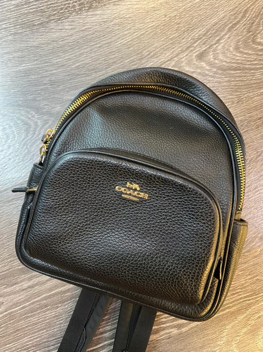 Coach Mini Black Backpack