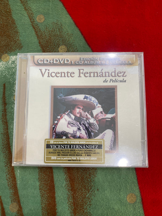 Vicente Fernandez De Pelicula CD DVD Set