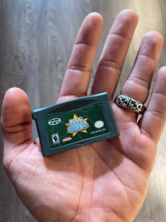 Nintendo Gameboy Advance GBA Texas Hold Em Poker Video Game
