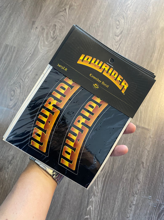 Lowrider Sticker Set