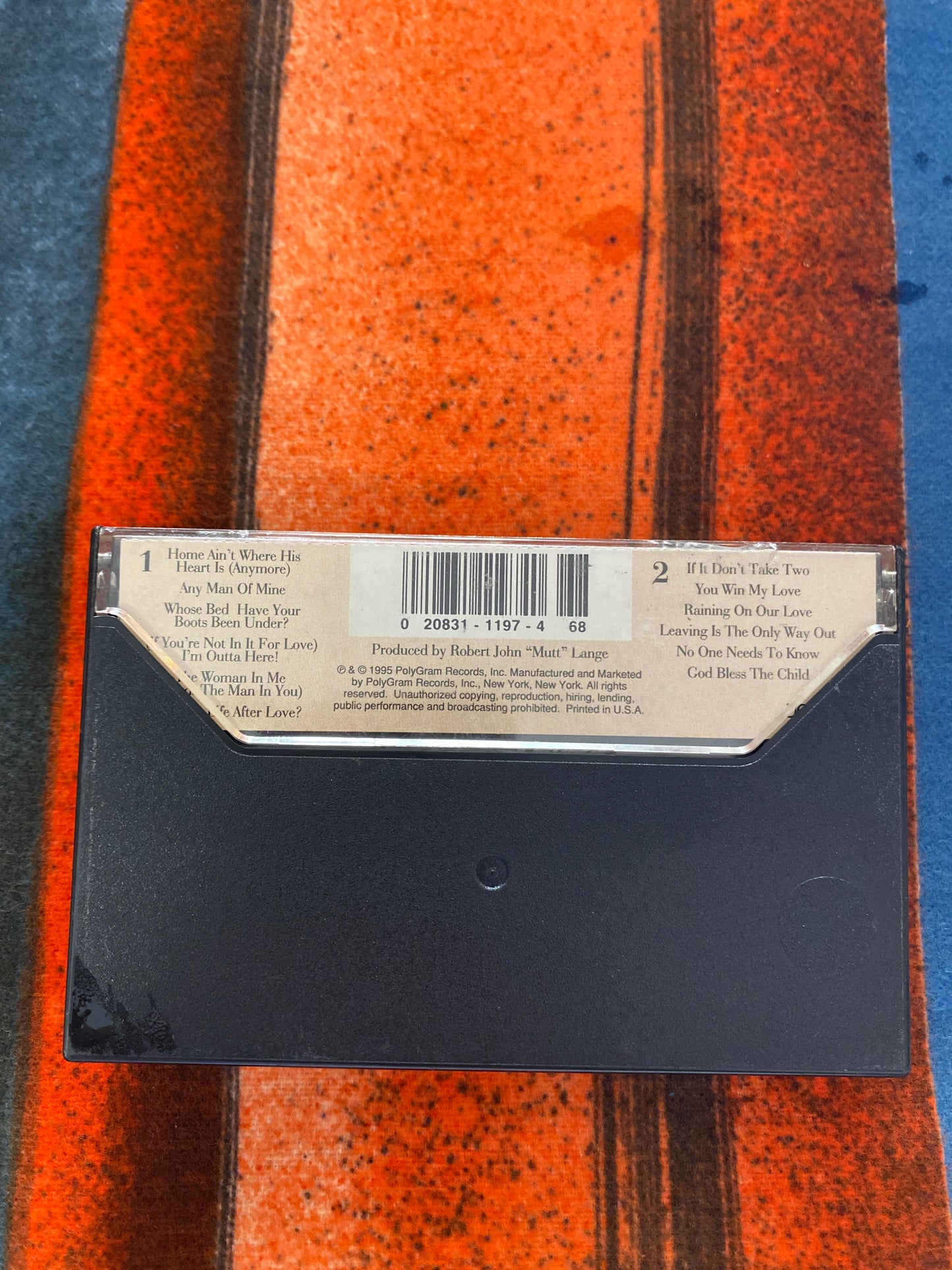 Shania Twain The Woman In Me Cassette Tape