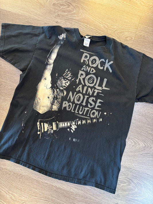 AC/DC Rock and Roll Ain’t Noise Pollution Shirt Size XL
