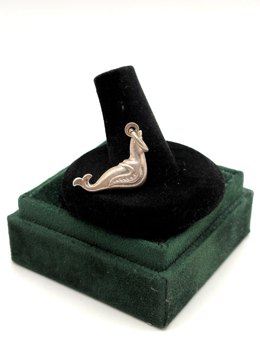 .925 Sterling Silver Seal Pendent