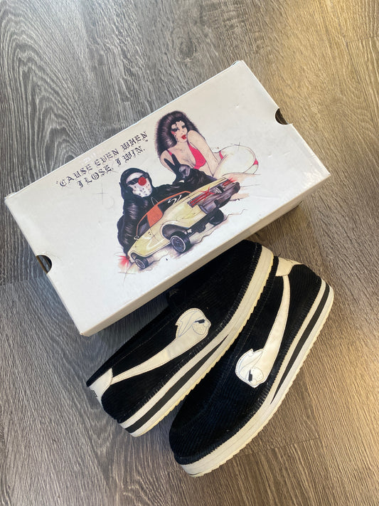 Foos Gone Wild House Shoe Slippers Corduroy With Box Size 9
