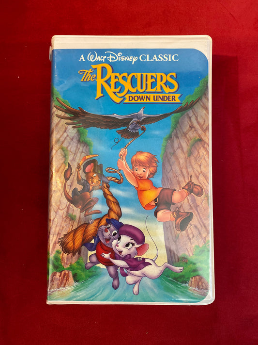 Disney The Rescuers From Down Under VHS Movie