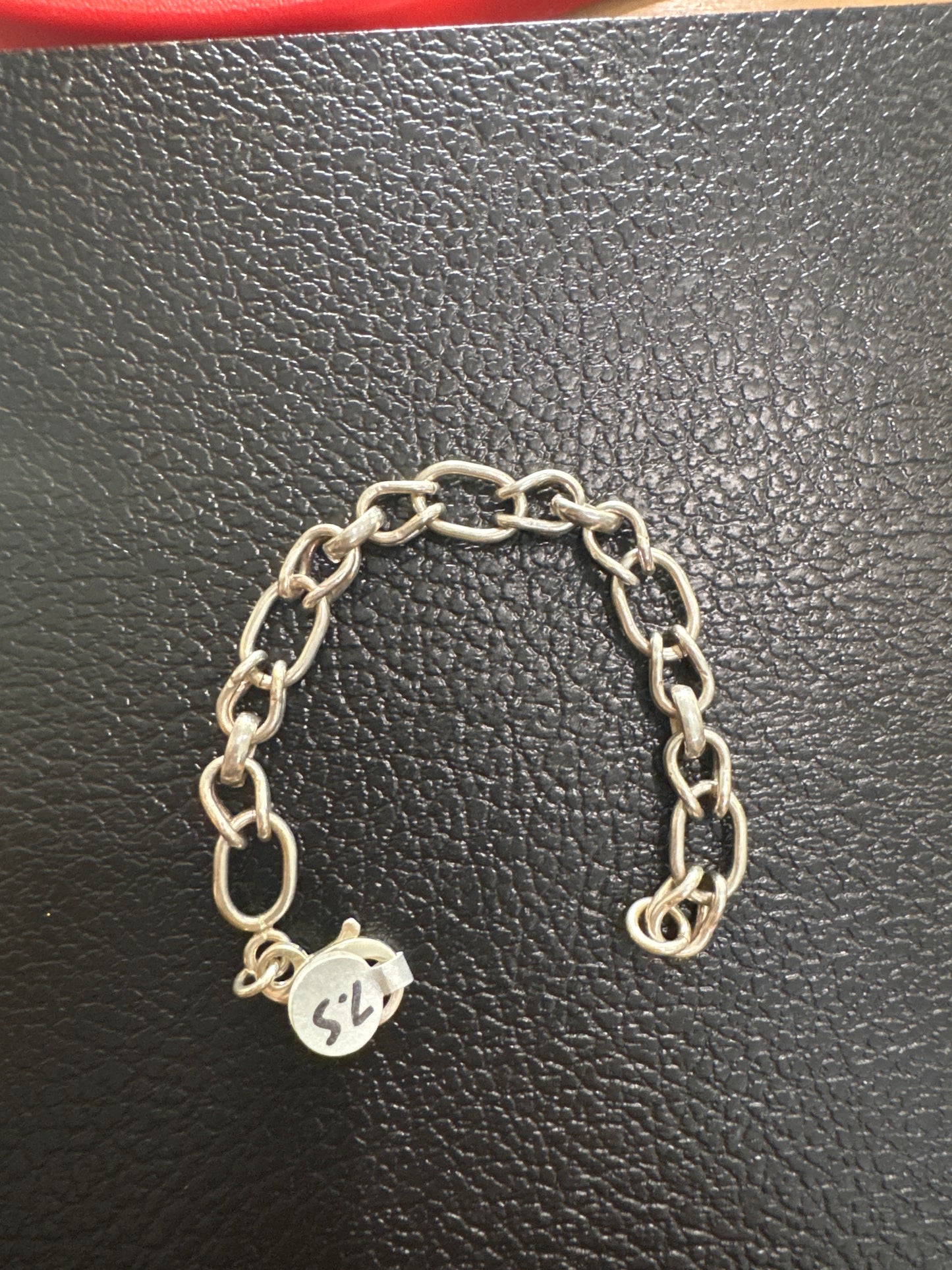 .925 Sterling Silver bracelet 7.5”